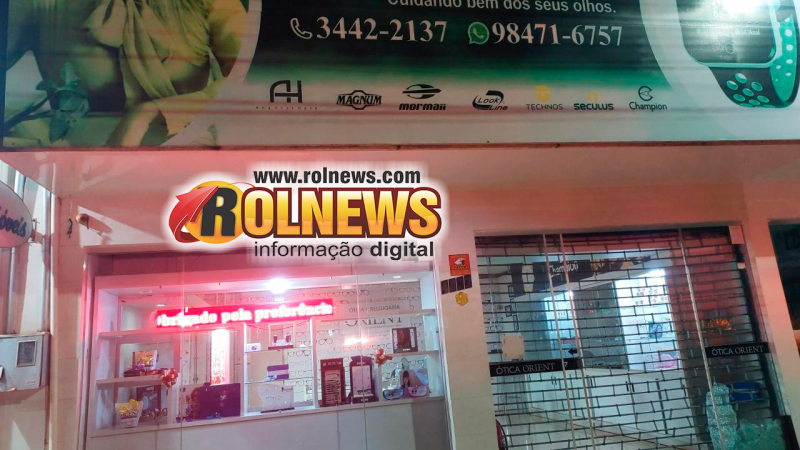 Relojoaria Orient sofreu tentativa de furto durante essa madrugada, em Rolim de Moura Relojoaria Orient sofreu tentativa de furto durante essa madrugada, em Rolim de Moura