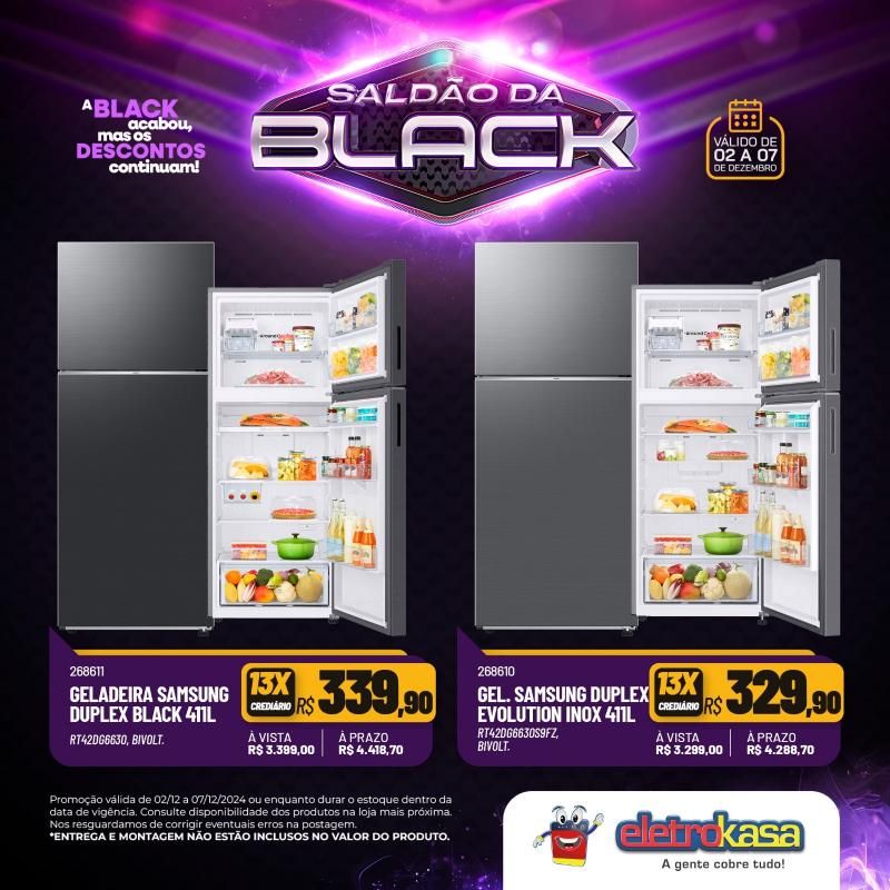 Saldão da Black do dia 02 a 07 de dezembro, nas lojas eletroKasa; 12X sem juros no cartão ou carnê na linha de móveis Saldão da Black do dia 02 a 07 de dezembro, nas lojas eletroKasa; 12X sem juros no cartão ou carnê na linha de móveis