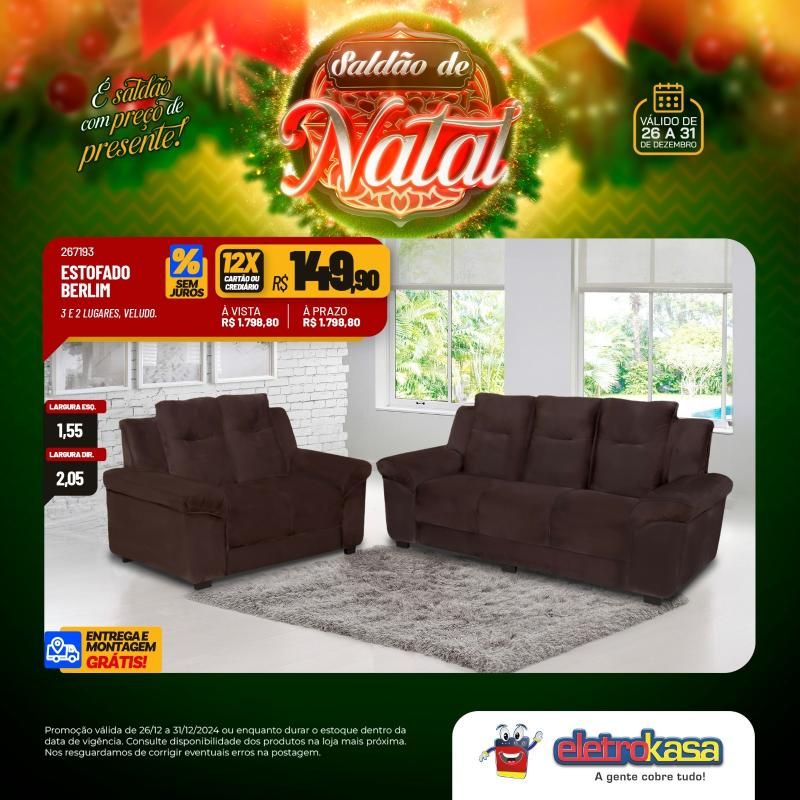 SALDÃO DE NATAL COM PREÇO DE PRESENTE NAS LOJAS ELETROKASA SALDÃO DE NATAL COM PREÇO DE PRESENTE NAS LOJAS ELETROKASA