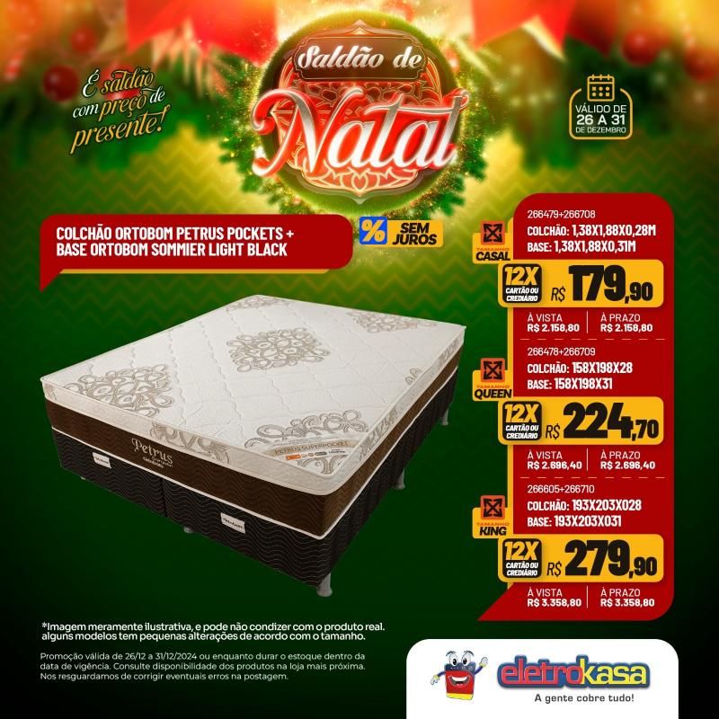 SALDÃO DE NATAL COM PREÇO DE PRESENTE NAS LOJAS ELETROKASA SALDÃO DE NATAL COM PREÇO DE PRESENTE NAS LOJAS ELETROKASA