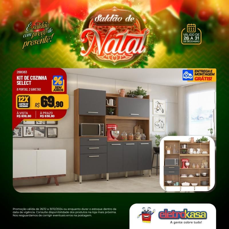 SALDÃO DE NATAL COM PREÇO DE PRESENTE NAS LOJAS ELETROKASA SALDÃO DE NATAL COM PREÇO DE PRESENTE NAS LOJAS ELETROKASA