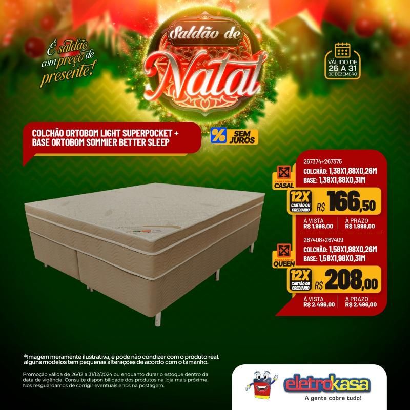 SALDÃO DE NATAL COM PREÇO DE PRESENTE NAS LOJAS ELETROKASA SALDÃO DE NATAL COM PREÇO DE PRESENTE NAS LOJAS ELETROKASA