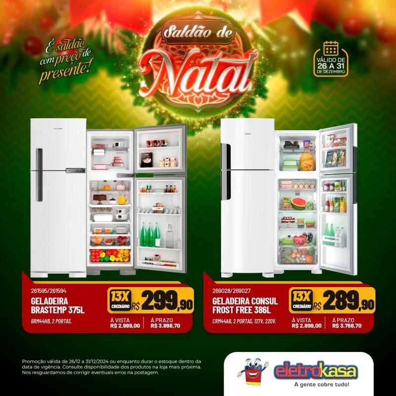 SALDÃO DE NATAL COM PREÇO DE PRESENTE NAS LOJAS ELETROKASA SALDÃO DE NATAL COM PREÇO DE PRESENTE NAS LOJAS ELETROKASA