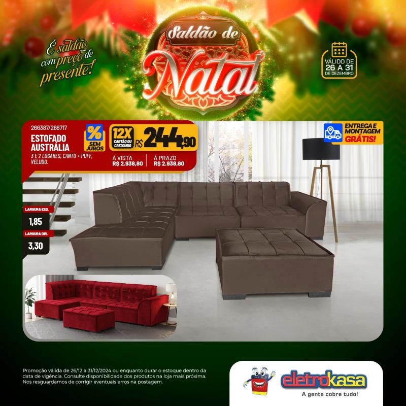 SALDÃO DE NATAL COM PREÇO DE PRESENTE NAS LOJAS ELETROKASA SALDÃO DE NATAL COM PREÇO DE PRESENTE NAS LOJAS ELETROKASA