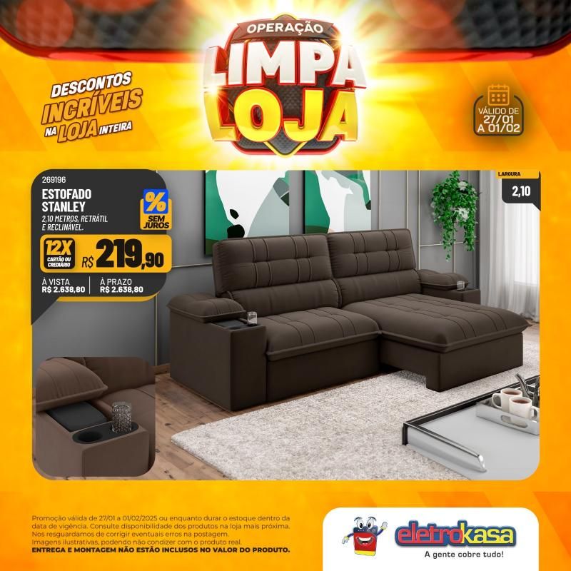 Descontos incríveis nas lojas eletroKasa, em Rolim de Moura, durante a Operação Limpa Loja Descontos incríveis nas lojas eletroKasa, em Rolim de Moura, durante a Operação Limpa Loja