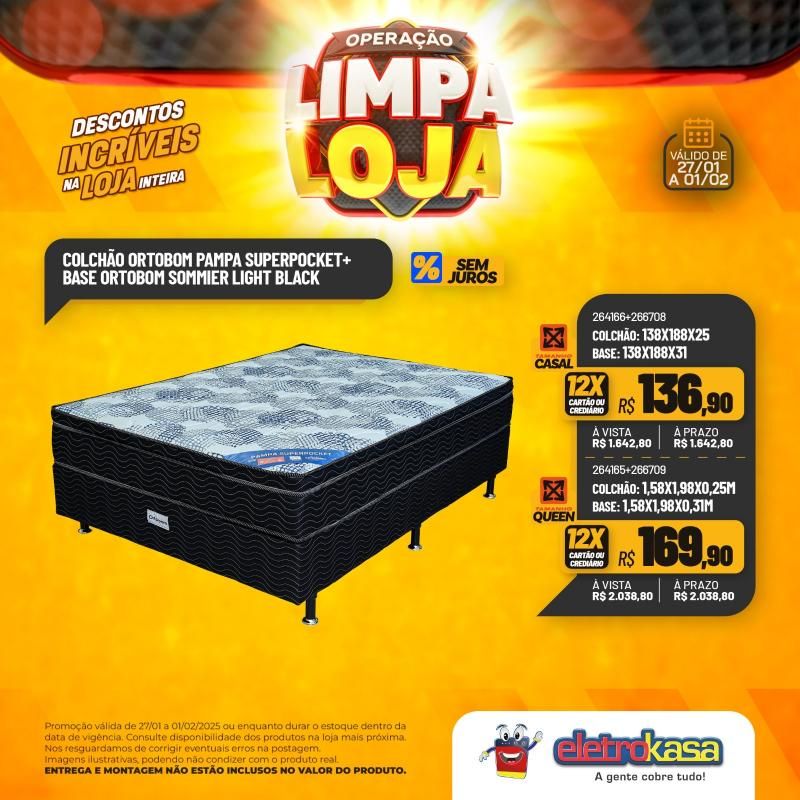 Descontos incríveis nas lojas eletroKasa, em Rolim de Moura, durante a Operação Limpa Loja Descontos incríveis nas lojas eletroKasa, em Rolim de Moura, durante a Operação Limpa Loja