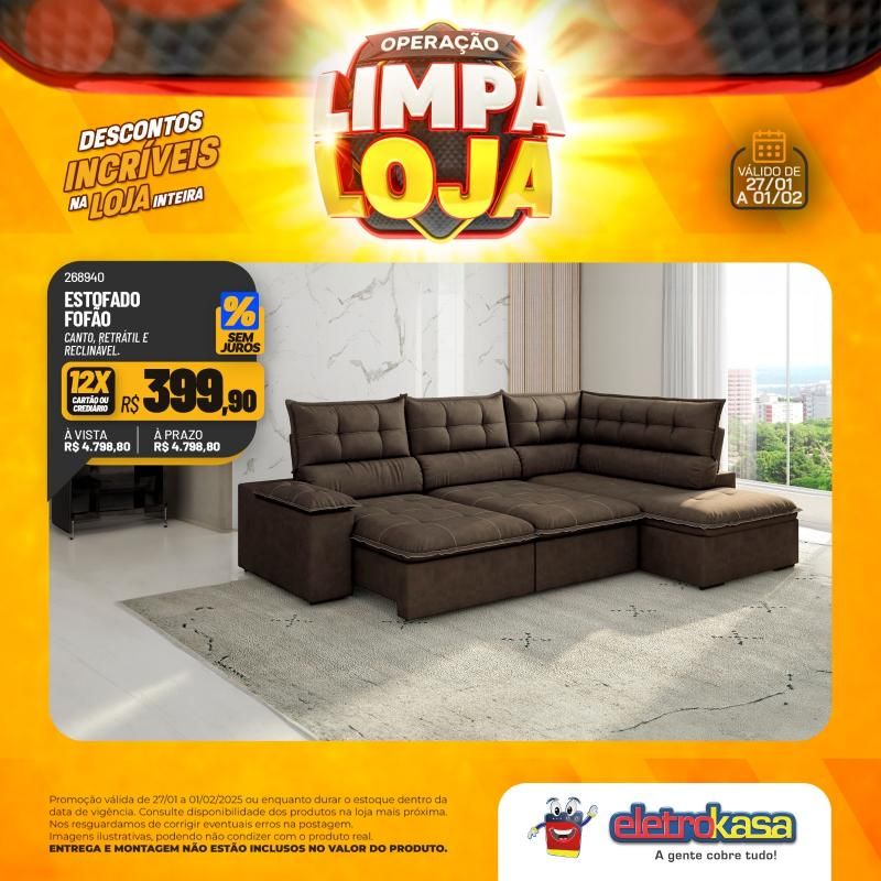 Descontos incríveis nas lojas eletroKasa, em Rolim de Moura, durante a Operação Limpa Loja Descontos incríveis nas lojas eletroKasa, em Rolim de Moura, durante a Operação Limpa Loja