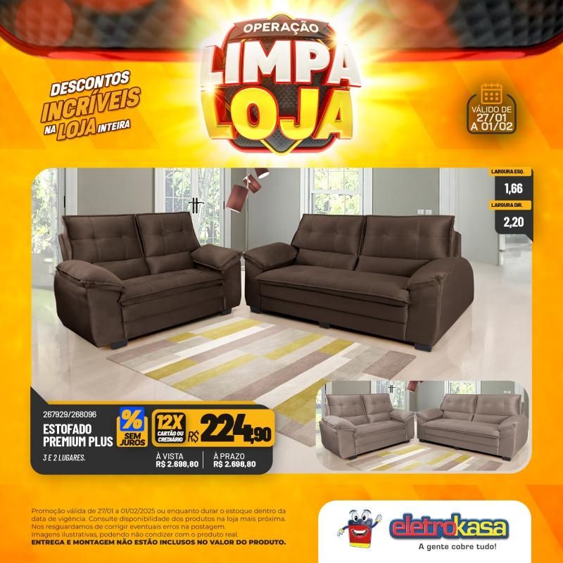 Descontos incríveis nas lojas eletroKasa, em Rolim de Moura, durante a Operação Limpa Loja Descontos incríveis nas lojas eletroKasa, em Rolim de Moura, durante a Operação Limpa Loja