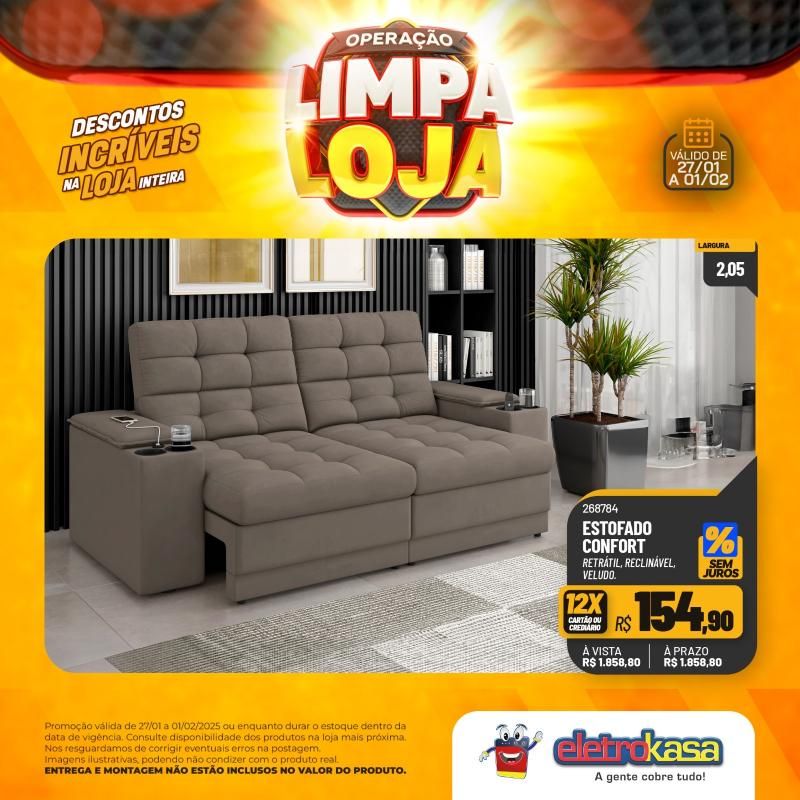 Descontos incríveis nas lojas eletroKasa, em Rolim de Moura, durante a Operação Limpa Loja Descontos incríveis nas lojas eletroKasa, em Rolim de Moura, durante a Operação Limpa Loja