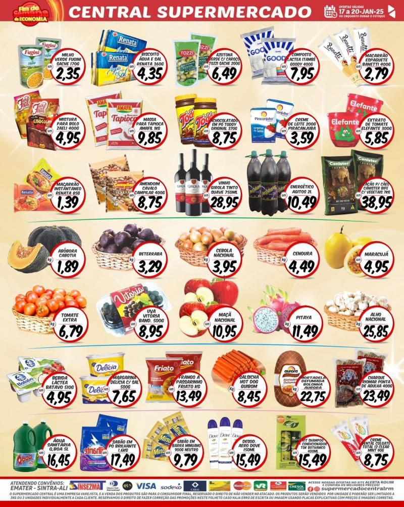 Ofertas do supermercado central de Rolim de Moura Ofertas do supermercado central de Rolim de Moura