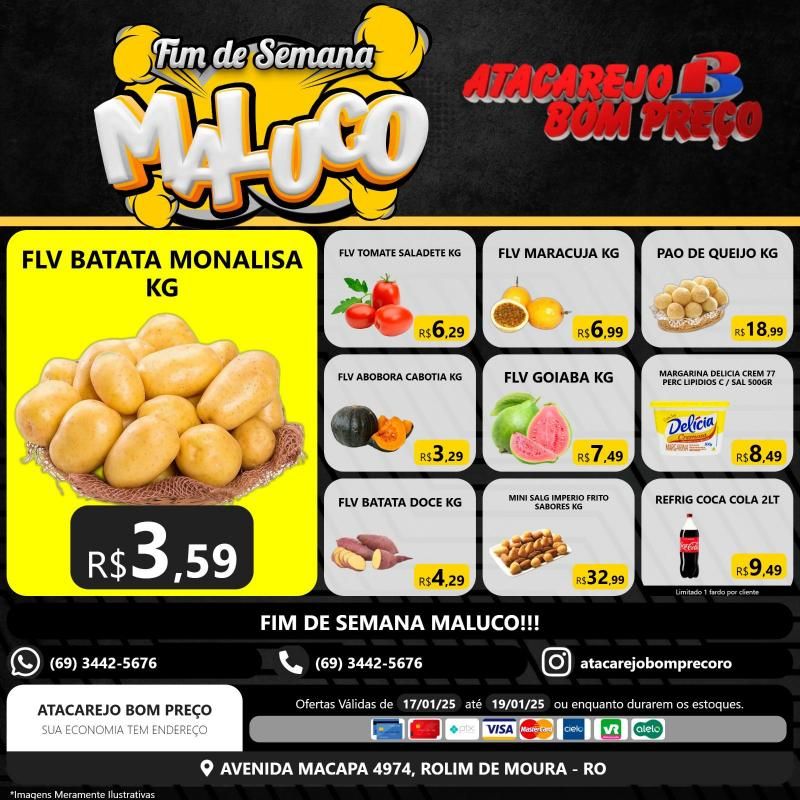 Promoção de Fim de Semana do Atacarejo Bom Preço de Rolim de Moura Promoção de Fim de Semana do Atacarejo Bom Preço de Rolim de Moura