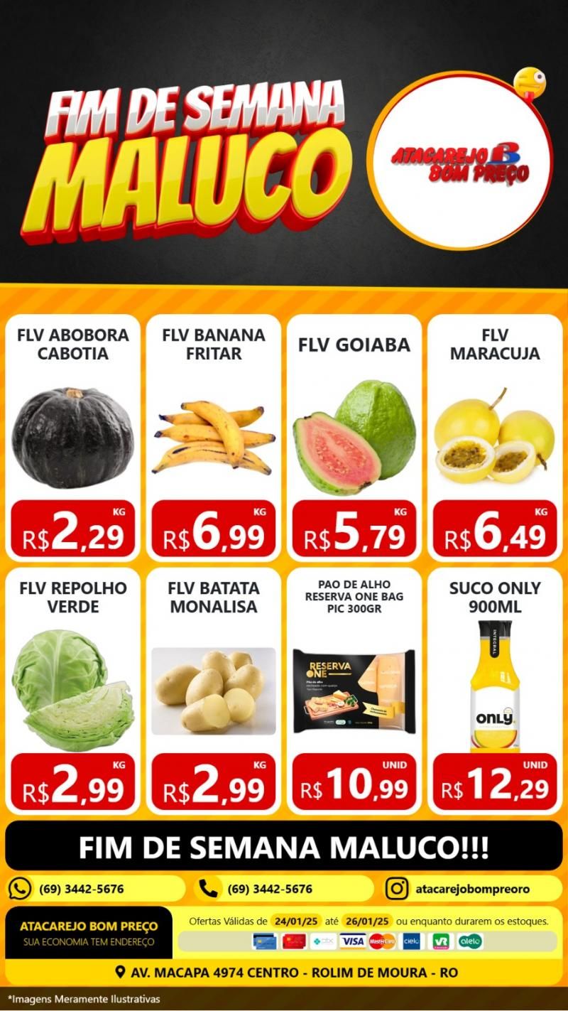 Final de semana maluco Atacarejo Bom Preço de Rolim de Moura Final de semana maluco Atacarejo Bom Preço de Rolim de Moura