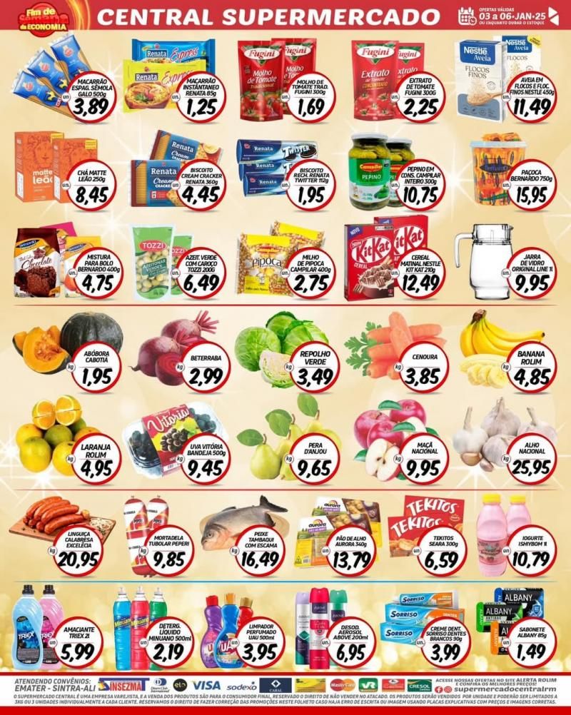 Promoção Supermercado Central, em Rolim de Moura Promoção Supermercado Central, em Rolim de Moura