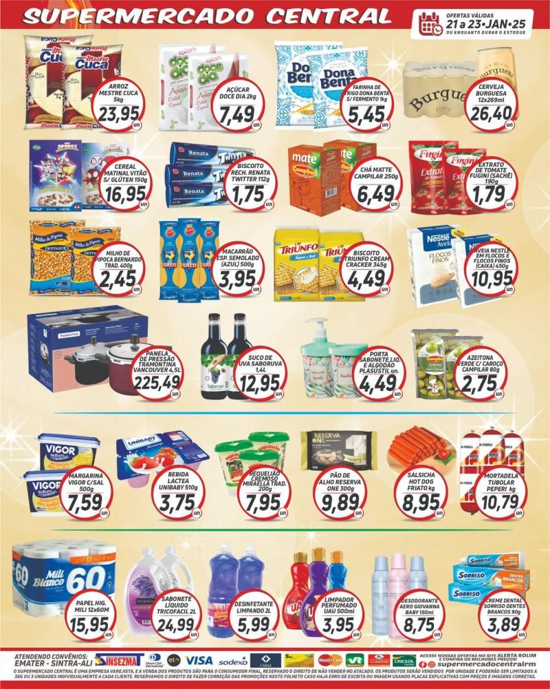 Promoção Supermercado Central, em Rolim de Moura Promoção Supermercado Central, em Rolim de Moura