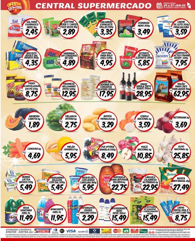 Promoção Supermercado Central, em Rolim de Moura Promoção Supermercado Central, em Rolim de Moura