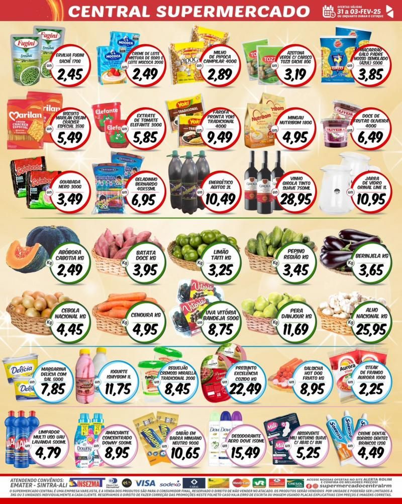 Promoção Supermercado Central, em Rolim de Moura Promoção Supermercado Central, em Rolim de Moura