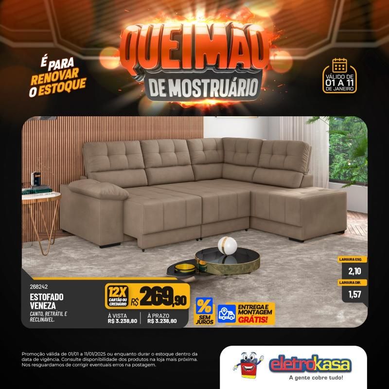 Queimão de estoque nas lojas eletroKasa - É para renovar o estoque Queimão de estoque nas lojas eletroKasa - É para renovar o estoque