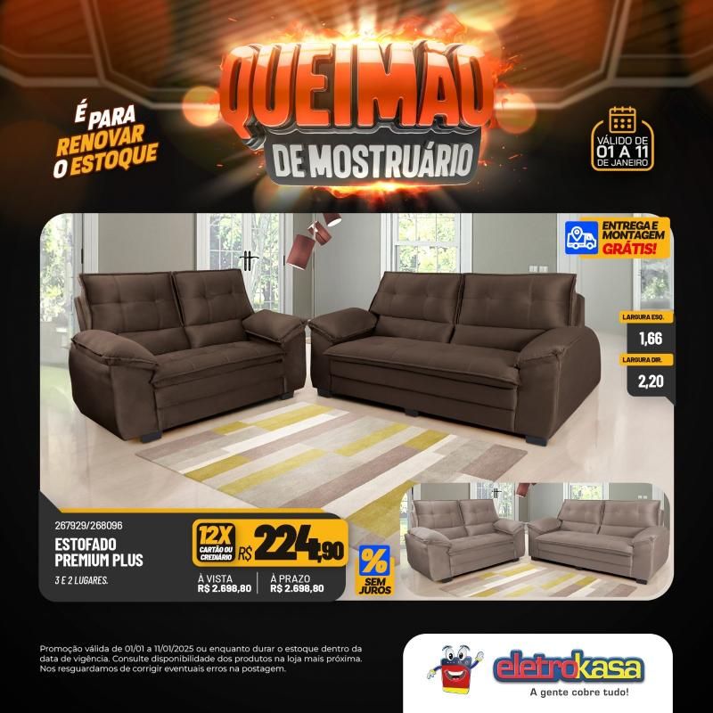 Queimão de estoque nas lojas eletroKasa - É para renovar o estoque Queimão de estoque nas lojas eletroKasa - É para renovar o estoque