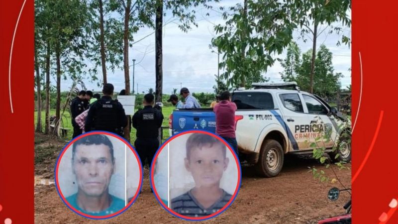 Suspeito de matar pai e filho foi preso em RO Suspeito de matar pai e filho foi preso em RO