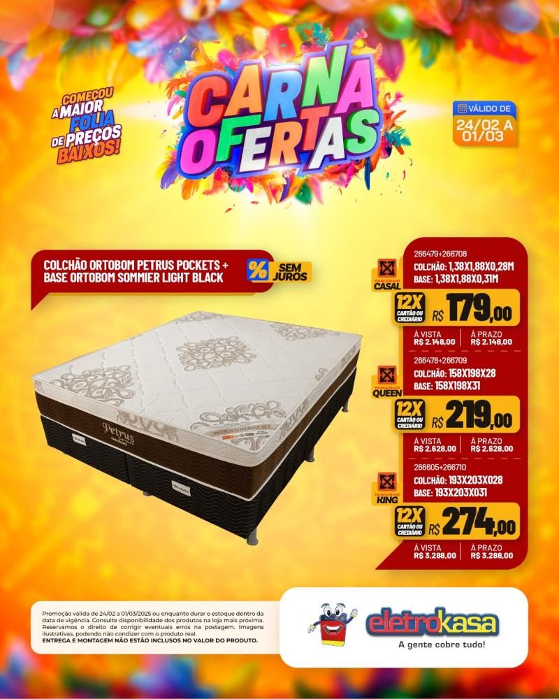 Começou a maior folia de preços baixos nas lojas eletroKasa, em Rolim de Moura Começou a maior folia de preços baixos nas lojas eletroKasa, em Rolim de Moura