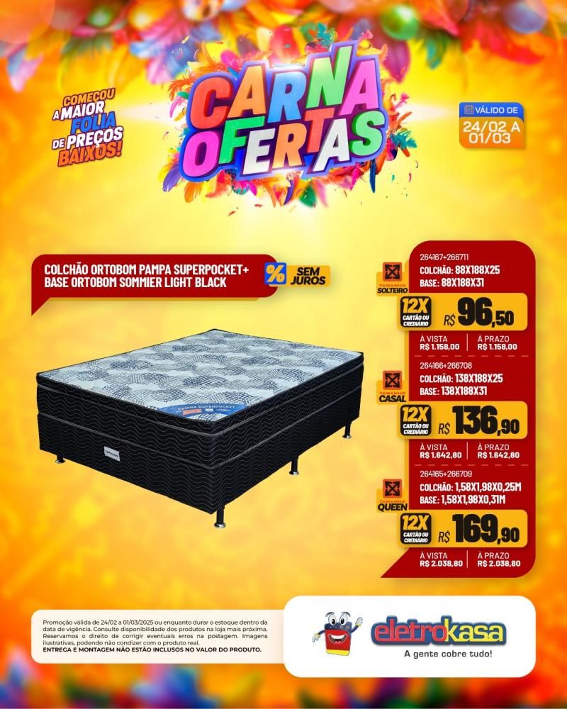 Começou a maior folia de preços baixos nas lojas eletroKasa, em Rolim de Moura Começou a maior folia de preços baixos nas lojas eletroKasa, em Rolim de Moura