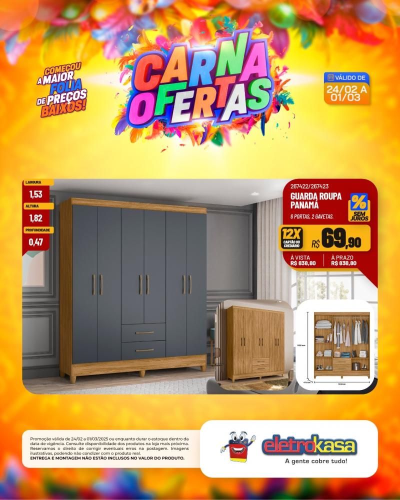 Começou a maior folia de preços baixos nas lojas eletroKasa, em Rolim de Moura Começou a maior folia de preços baixos nas lojas eletroKasa, em Rolim de Moura