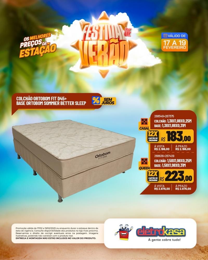 FESTIVAL DE VERÃO: Os melhores preços da estação nas lojas eletroKasa, em Rolim de Moura FESTIVAL DE VERÃO: Os melhores preços da estação nas lojas eletroKasa, em Rolim de Moura