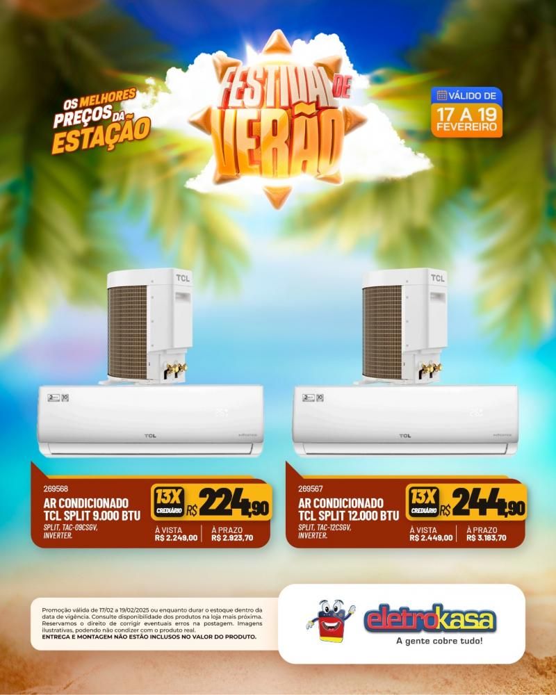 FESTIVAL DE VERÃO: Os melhores preços da estação nas lojas eletroKasa, em Rolim de Moura FESTIVAL DE VERÃO: Os melhores preços da estação nas lojas eletroKasa, em Rolim de Moura