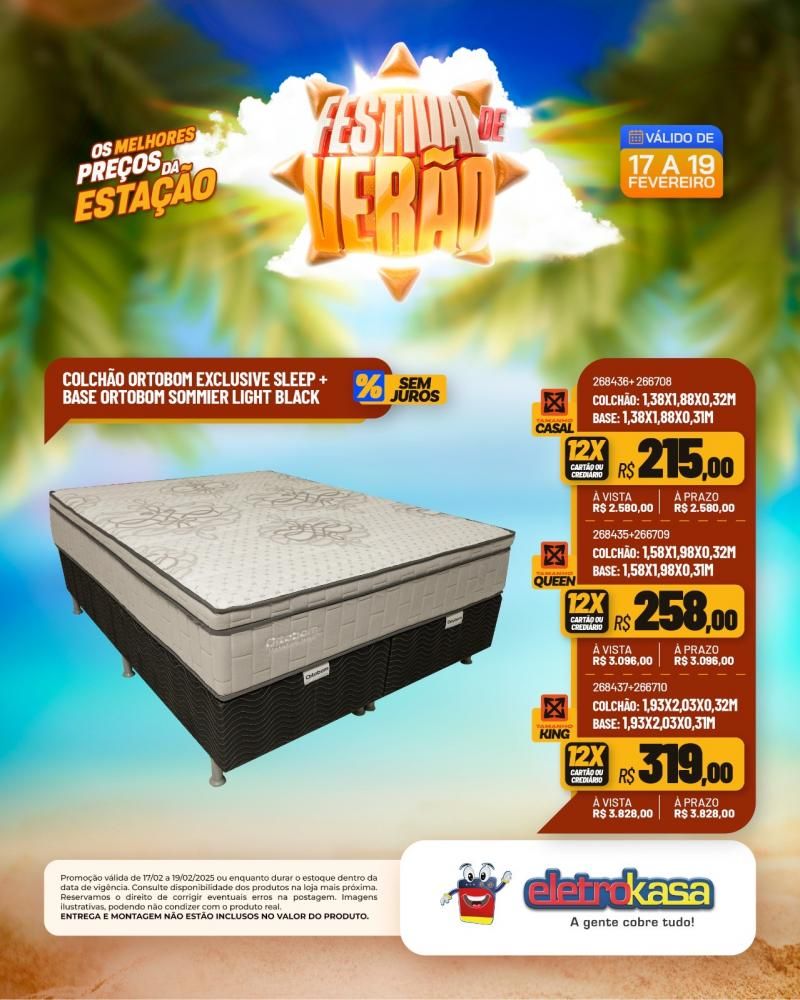 FESTIVAL DE VERÃO: Os melhores preços da estação nas lojas eletroKasa, em Rolim de Moura FESTIVAL DE VERÃO: Os melhores preços da estação nas lojas eletroKasa, em Rolim de Moura