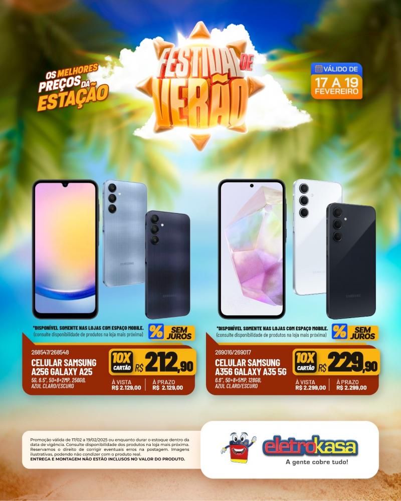 FESTIVAL DE VERÃO: Os melhores preços da estação nas lojas eletroKasa, em Rolim de Moura FESTIVAL DE VERÃO: Os melhores preços da estação nas lojas eletroKasa, em Rolim de Moura