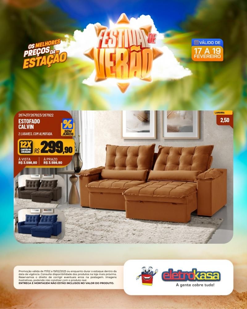 FESTIVAL DE VERÃO: Os melhores preços da estação nas lojas eletroKasa, em Rolim de Moura FESTIVAL DE VERÃO: Os melhores preços da estação nas lojas eletroKasa, em Rolim de Moura