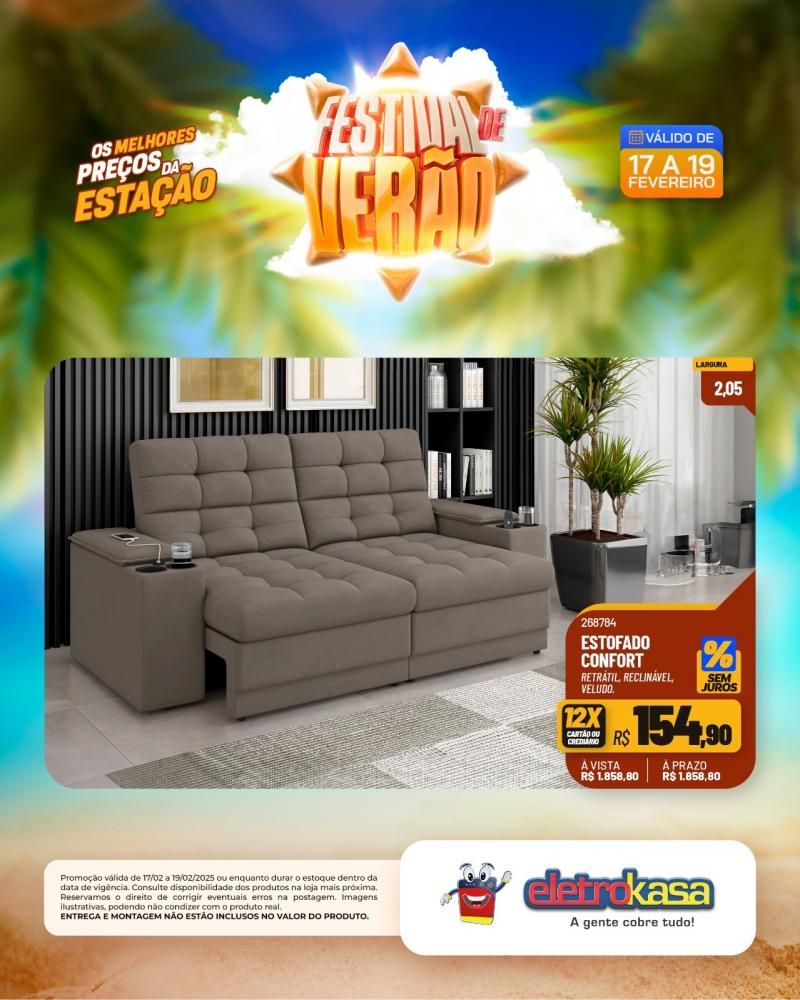 FESTIVAL DE VERÃO: Os melhores preços da estação nas lojas eletroKasa, em Rolim de Moura FESTIVAL DE VERÃO: Os melhores preços da estação nas lojas eletroKasa, em Rolim de Moura