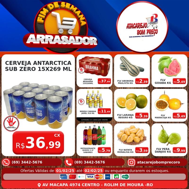 Fim de Semana arrasador do Atacarejo Bom Preço de Rolim de Moura Fim de Semana arrasador do Atacarejo Bom Preço de Rolim de Moura