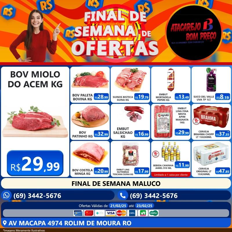 Fim de Semana de ofertas imbatíveis no Atacarejo Bom Preço em Rolim de Moura Fim de Semana de ofertas imbatíveis no Atacarejo Bom Preço em Rolim de Moura