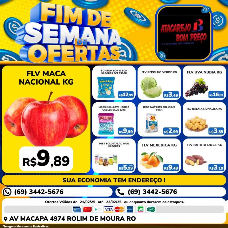 Fim de Semana de ofertas imbatíveis no Atacarejo Bom Preço em Rolim de Moura Fim de Semana de ofertas imbatíveis no Atacarejo Bom Preço em Rolim de Moura