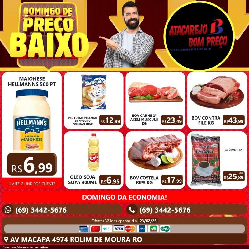 Fim de Semana de ofertas imbatíveis no Atacarejo Bom Preço em Rolim de Moura Fim de Semana de ofertas imbatíveis no Atacarejo Bom Preço em Rolim de Moura