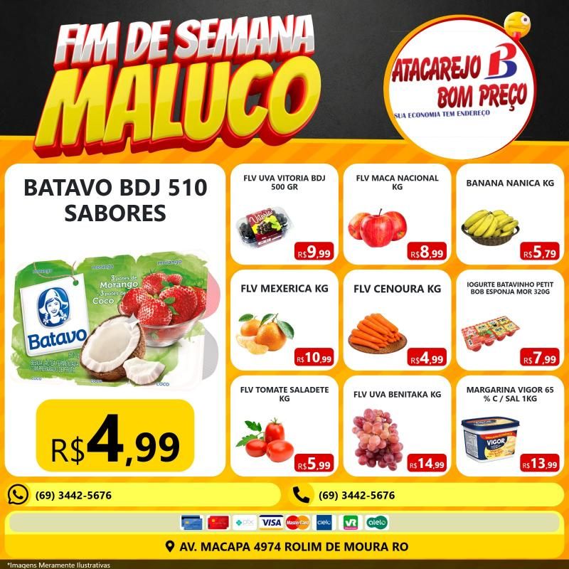 Final de semana maluco Atacarejo Bom Preço de Rolim de Moura Final de semana maluco Atacarejo Bom Preço de Rolim de Moura