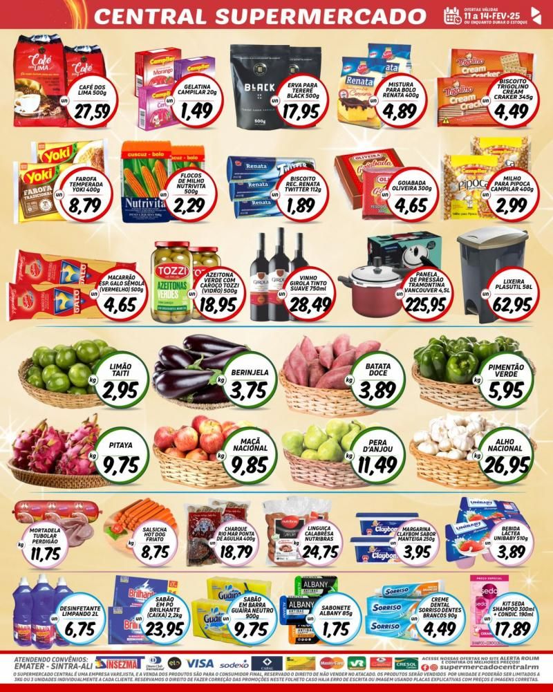 Ofertas Supermercado Central de Rolim de Moura Ofertas Supermercado Central de Rolim de Moura