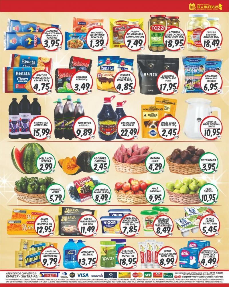 Ofertas Supermercado Central de Rolim de Moura Ofertas Supermercado Central de Rolim de Moura