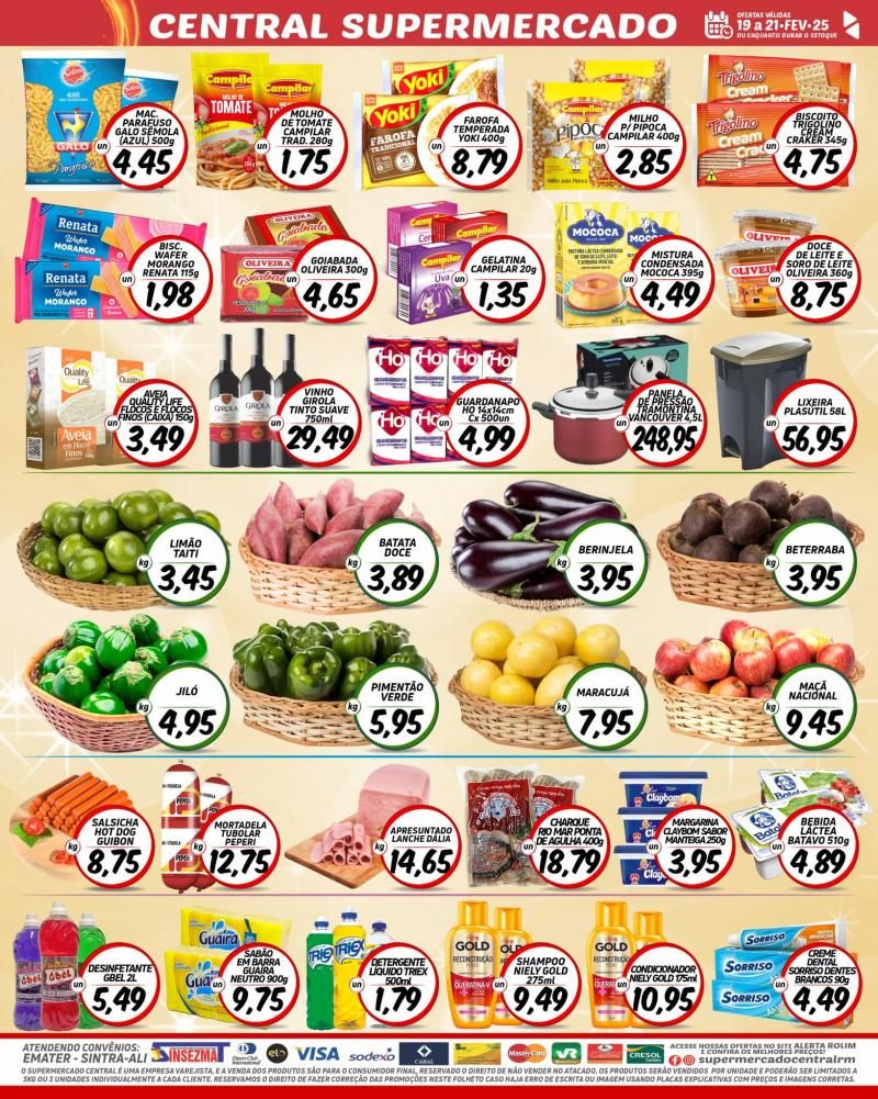 Ofertas Supermercado Central de Rolim de Moura Ofertas Supermercado Central de Rolim de Moura