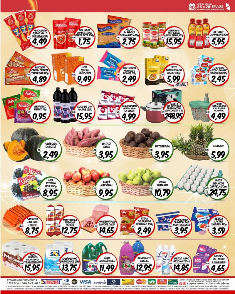 Ofertas Supermercado Central de Rolim de Moura Ofertas Supermercado Central de Rolim de Moura
