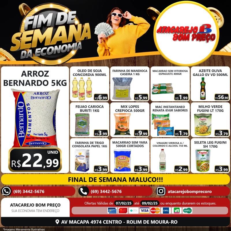 Promoção do Atacarejo Bom Preço de Rolim de Moura Promoção do Atacarejo Bom Preço de Rolim de Moura