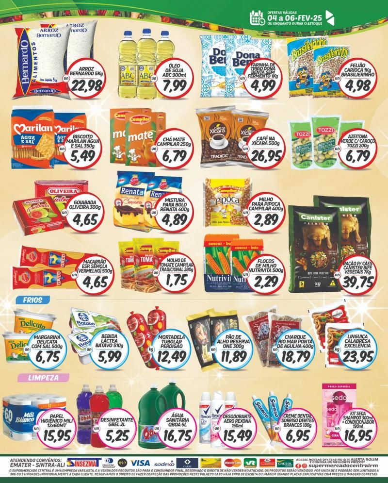 Promoção Supermercado Central, em Rolim de Moura Promoção Supermercado Central, em Rolim de Moura