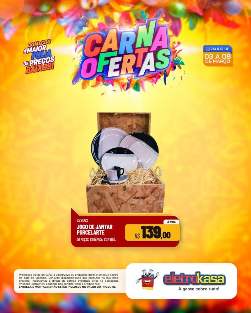 Folia de preços e condições imbatíveis, nas lojas eletroKasa, em Rolim de Moura Folia de preços e condições imbatíveis, nas lojas eletroKasa, em Rolim de Moura