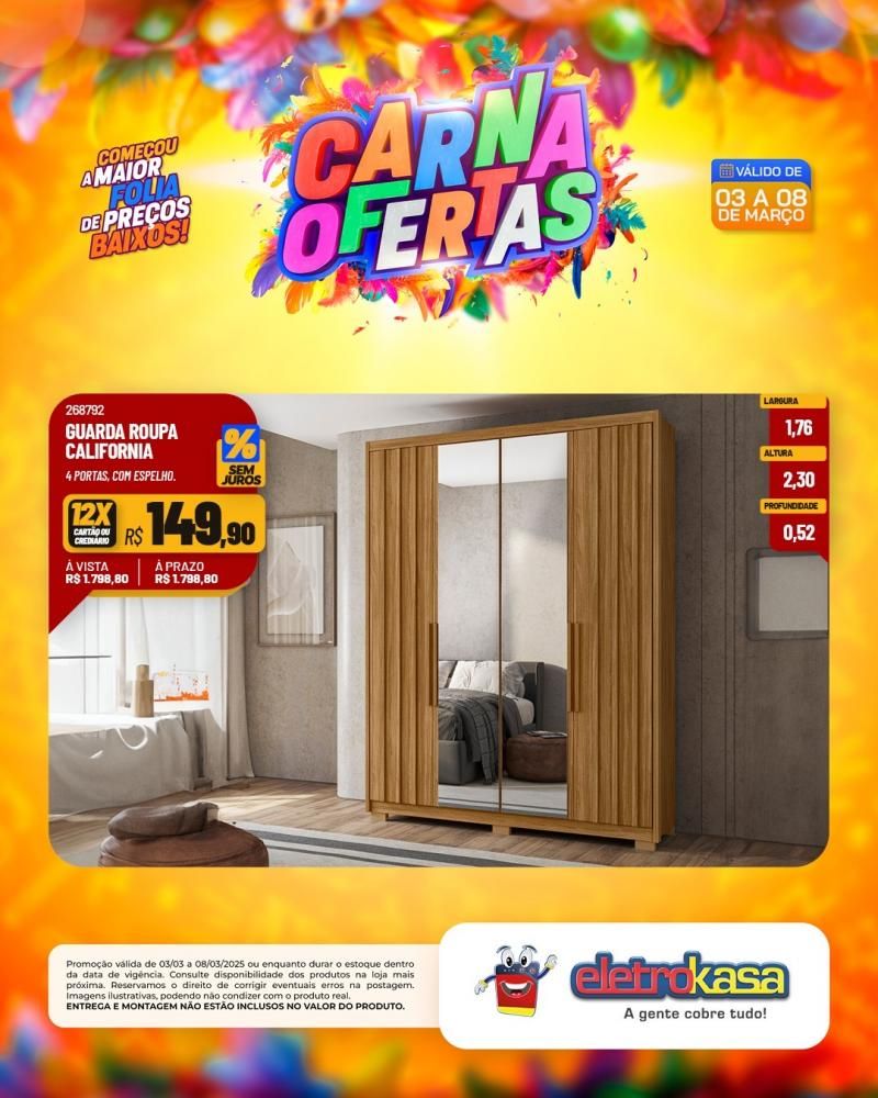 Folia de preços e condições imbatíveis, nas lojas eletroKasa, em Rolim de Moura Folia de preços e condições imbatíveis, nas lojas eletroKasa, em Rolim de Moura