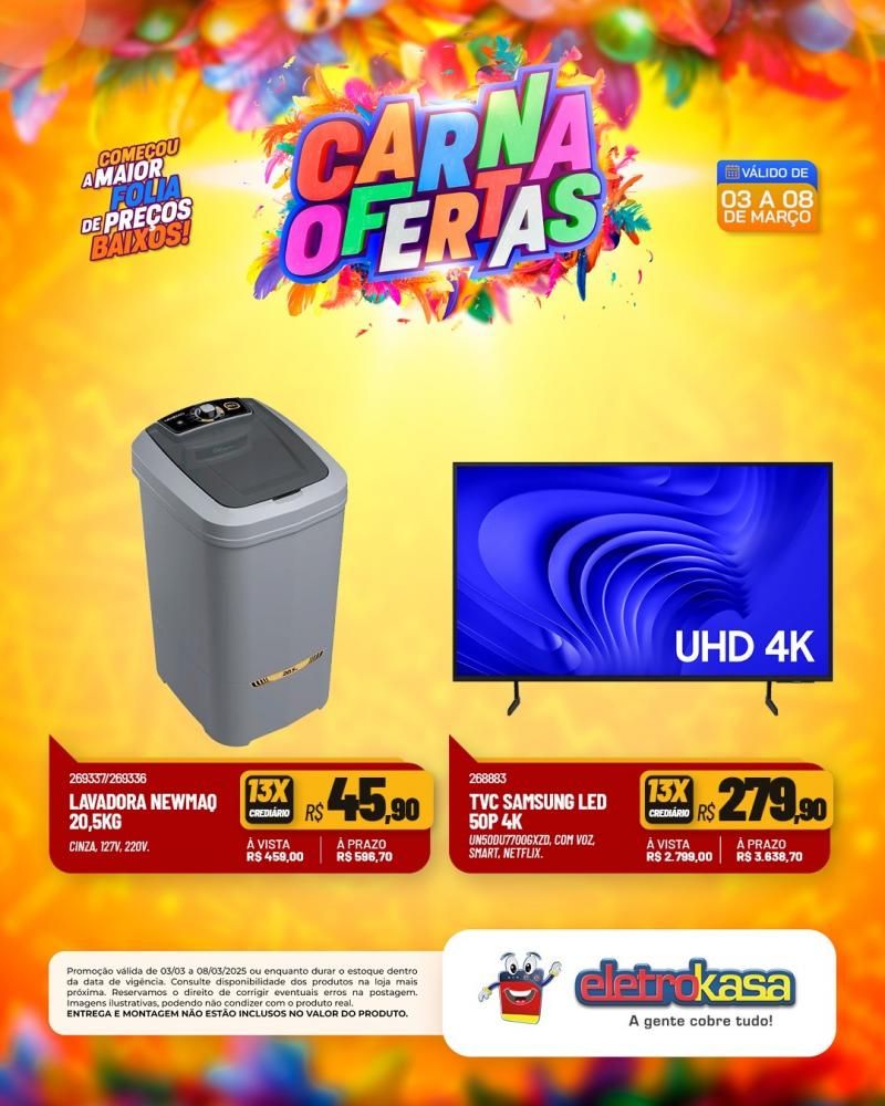 Folia de preços e condições imbatíveis, nas lojas eletroKasa, em Rolim de Moura Folia de preços e condições imbatíveis, nas lojas eletroKasa, em Rolim de Moura