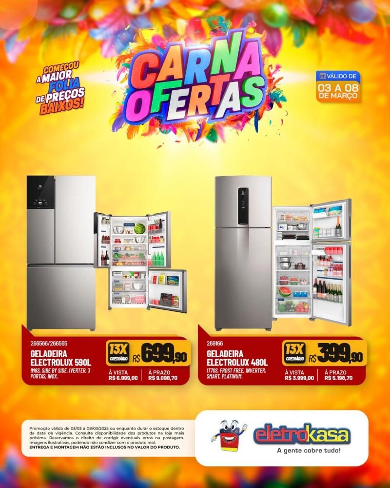 Folia de preços e condições imbatíveis, nas lojas eletroKasa, em Rolim de Moura Folia de preços e condições imbatíveis, nas lojas eletroKasa, em Rolim de Moura