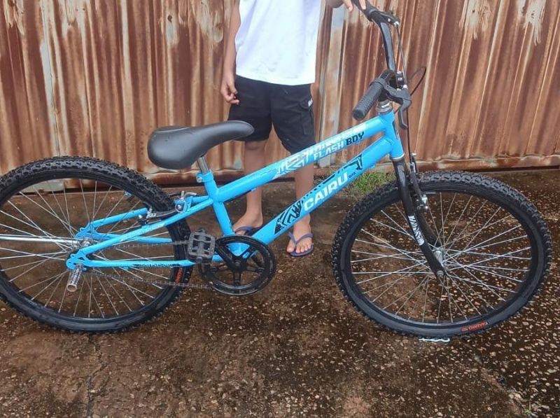 Criança que ganhou bicicleta em Natal Solidário teve seu veículo furtado, em Rolim de Moura Criança que ganhou bicicleta em Natal Solidário teve seu veículo furtado, em Rolim de Moura