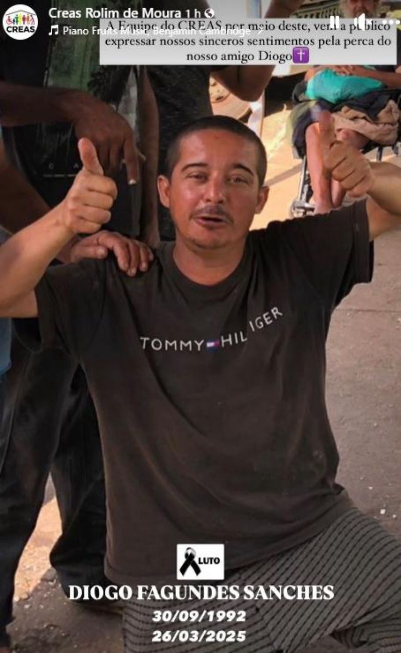 Dias após ser socorrido, andarilho de Rolim de Moura morreu em Cacoal Dias após ser socorrido, andarilho de Rolim de Moura morreu em Cacoal