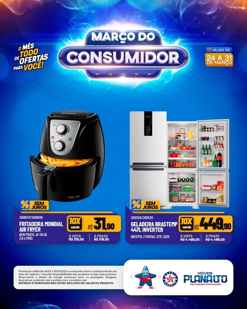 MARÇO DO CONSUMIDOR - O mês todo de ofertas para você, nas lojas eletroKasa, em Rolim de Moura MARÇO DO CONSUMIDOR - O mês todo de ofertas para você, nas lojas eletroKasa, em Rolim de Moura